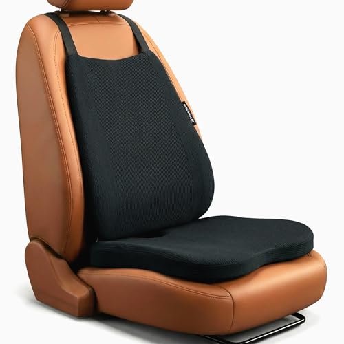 Memory Foam Lumbar and Coccyx Seat Cushion - view 2