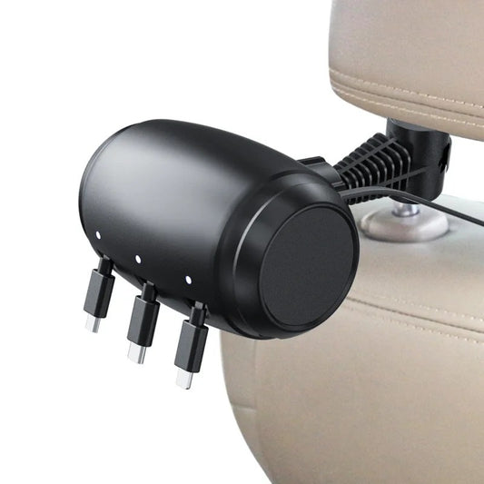 4-in-1 Retractable Backseat Charging Hub - view 1